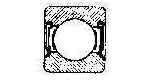 770424 BALL BEARING SINGLE ROW, DEEP GROOVE NO.6303-2RS