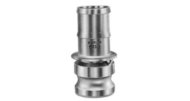 351924 COUPLING CAM&GROOVE BRASS, E PLUG W/HOSE END 6