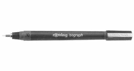 470753 ROTRING ISOGRAPH PEN 0.18MM, COMPLETE