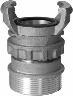 331807 ADAPTER FIREHOSE GUILLEMIN, ALUMI LUG 70MM 2