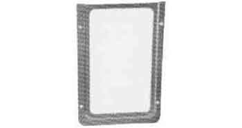 491601 CARD HOLDER VERTICAL ALUMINIUM, FOR 50X85MM CARD