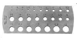 650654 DRILL GAUGE 6.0-13MM, 0.1MM INTERVAL