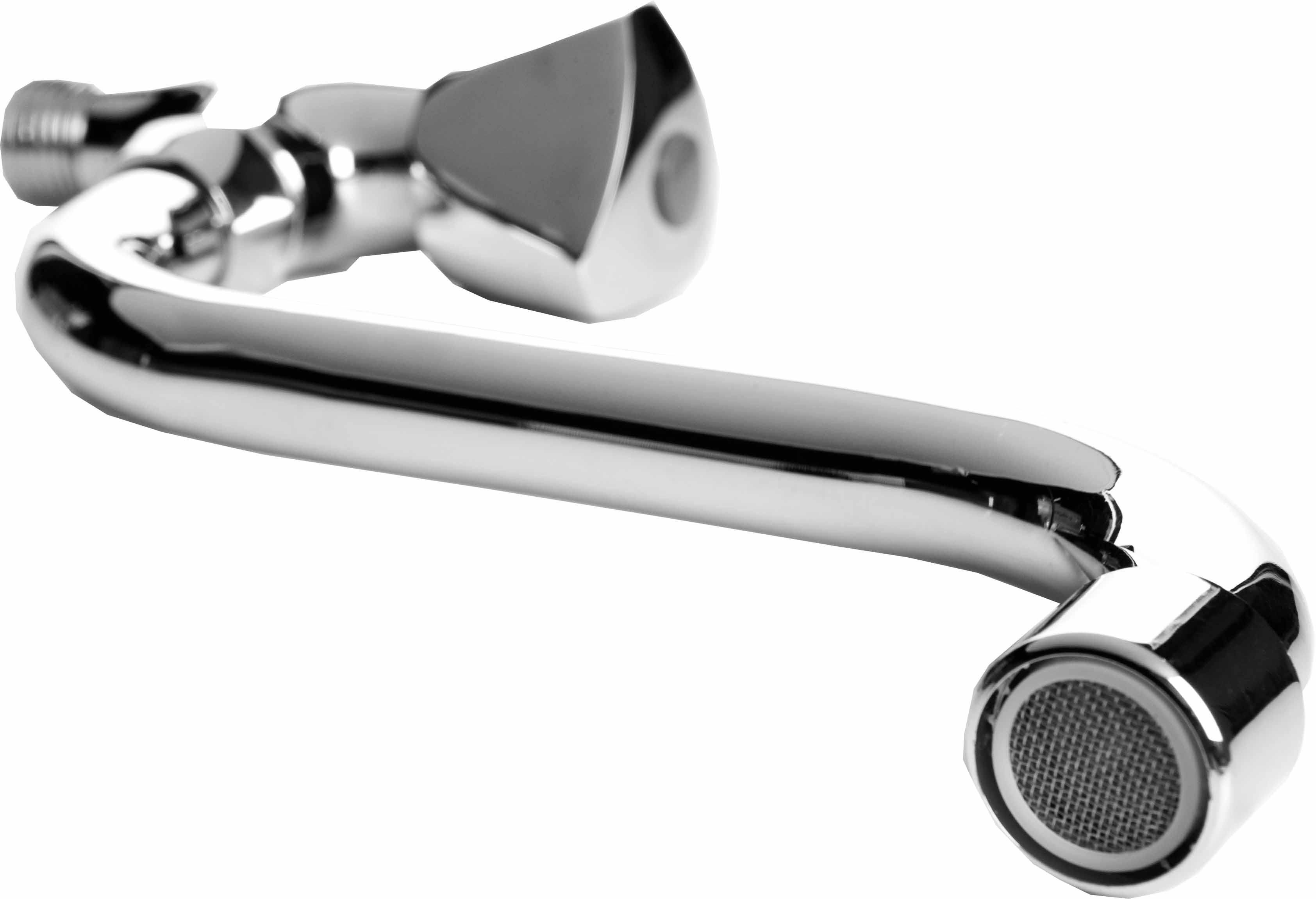 531118 FAUCET WALL SWIVEL SPOUT, S UNDER 1/2