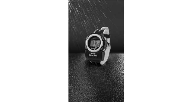 372815 WRISTWATCH MANOVERBOARD BEACON, RF TRANSMITTER 121.5MHZ