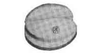 794868 INSULATOR ANTENNA TYPE D, PORCELAIN 100MM DIAM