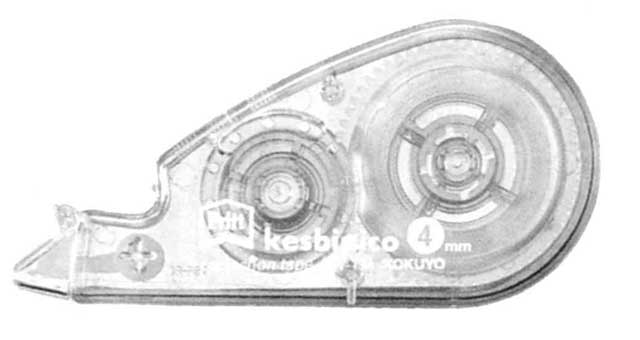 470884 TAPE CORRECTION IN DISPENSER, TAPE WIDTH 6MM