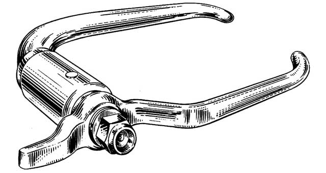 493402 DOG ASSEMBLY W/2 HANDLE, DISTANCE 194 MM SCHWEPPER 104A