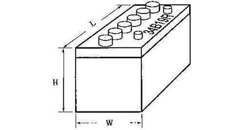 792544 BATTERY WET CELL 145F51 12V, 112AMP/5HR L505XW182XH213MM
