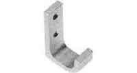 491003 COAT HOOK C-TYPE ALUM ALLOY, 18X62MM