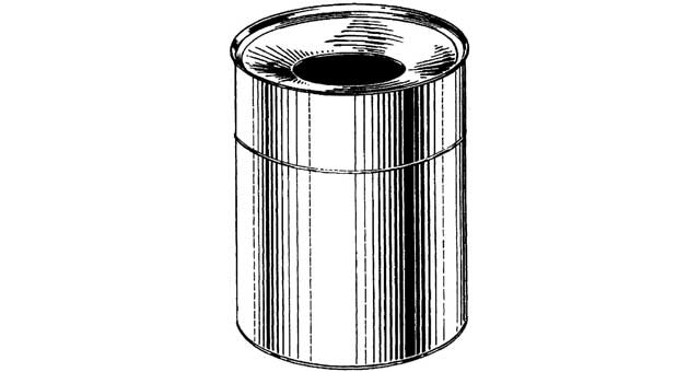 493322 BUCKET WASTE W/FIRE RING, 30 LTR SCHWEPPER #7947N