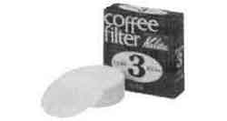 171177 FILTER PAPER FOR MOCHA EXPRESS, NO.6 100'S