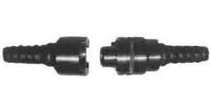 351012 COUPLING FOR AIRHOSE LOCK-TYPE, CAST BRASS HOSE END 12MM