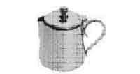 171124 CREAMER/MILK PITCHER WITH LID, STAINLESS STEEL 160CC