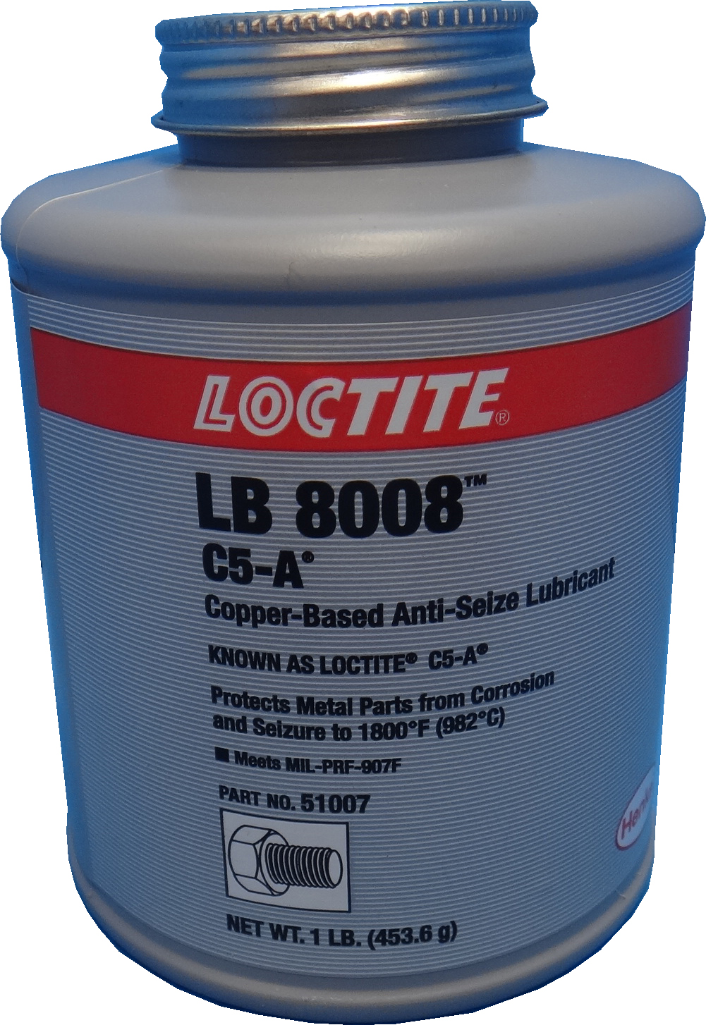 450689 LUBRICANT ANTI-SEIZE LOCTITE, LB8008 COPPER BRUSH-TOP 210GM
