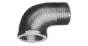731734 ELBOW STREET STEEL 1/2 90DEG, THREADED FOR H.P. PIPE FITTING