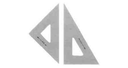 471577 SET SQUARE PLASTIC 240MM