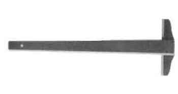 471559 T-SQUARE ONE SIDE WHITE, PLASTIC 900MM