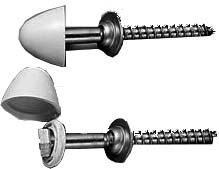 530313 SCREWS TO FLOOR 63MM 2'S, T53DN