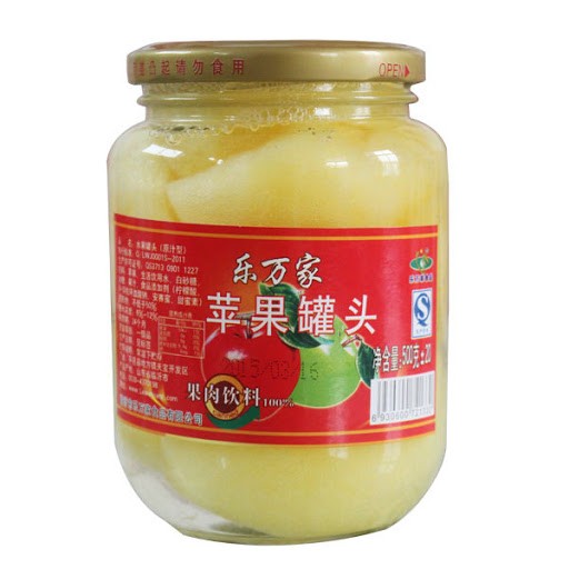 002601 APPLE DRAINED TINNED
