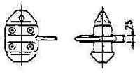 231811 TWIST LOCK GALV MODEL TS-17-5, RIGHT HAND LOCK B/L 50TON
