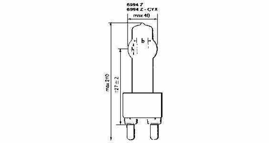 370531 LAMP HALOGEN 100V 2000W G-38, SUEZ CANAL SEARCHLIGHT