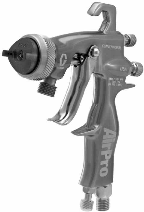 271302 GUN SPRAY GRACO AIRPRO #288932, PRESSURE/CONVENTIONAL 0.070
