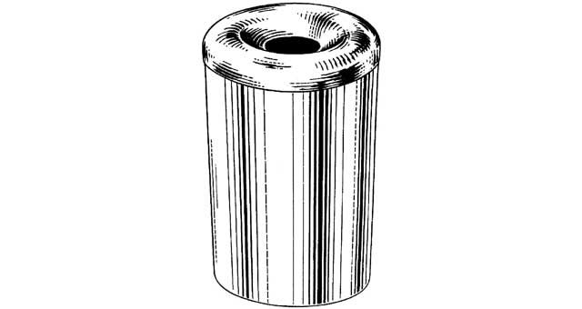 493321 BUCKET WASTE W/FIRE RING, 15 LTR SCHWEPPER #7947N