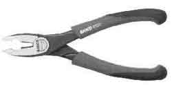 616214 PLIER SIDE-CUTTING W/PLASTIC, GRIP BAHCO #2628G-180 187MM