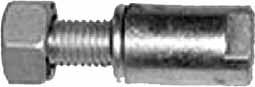 591942 SPINDLE FOR WIRE/CUP BRUSH, #2000-29-C/T F/ICO CHIP HAMMER