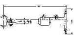 491507 CURTAIN SUSPENDER, STAINLESS & HYDRONALIUM