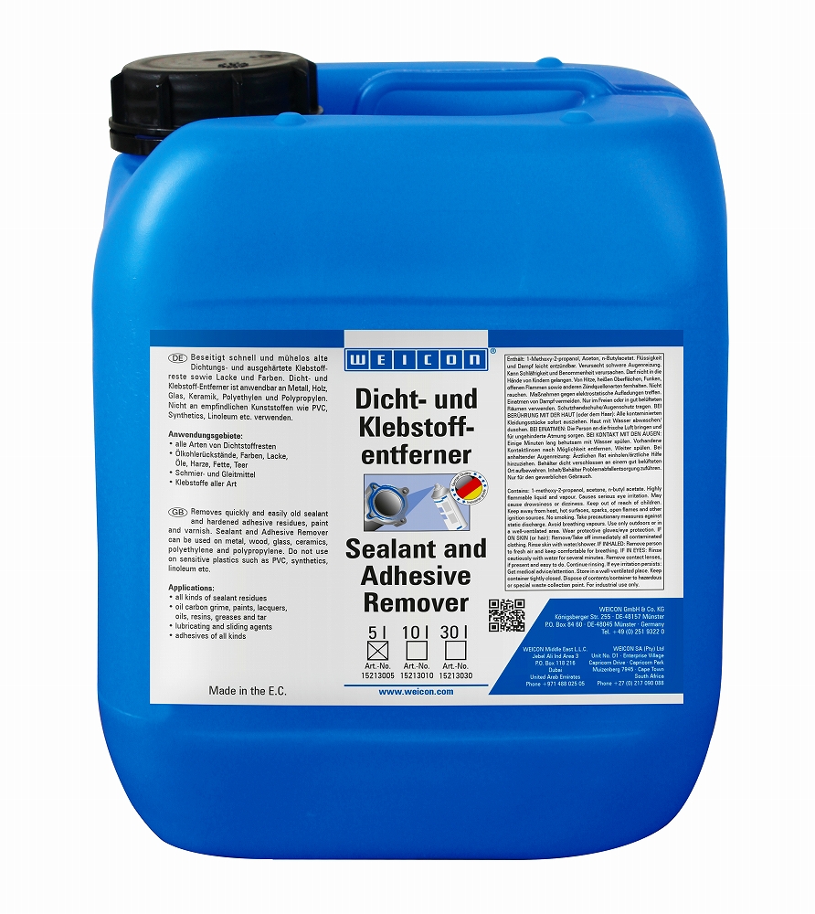 551588 REMOVER SEALANT & ADHESIVE, WEICON 5LTR