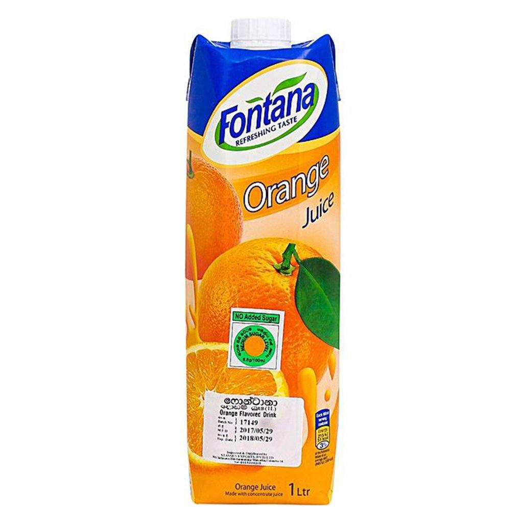 003819 JUICE ORANGE 1LTR X 12PKT