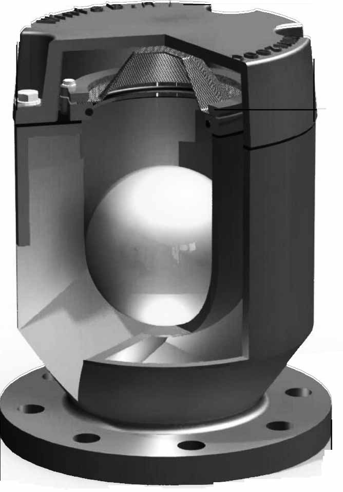 872369 AIR VENT HEAD DIN WINTEB PN10, WIN2000 TYPE 1 W/SCREEN 250MM