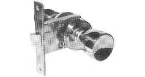 490103 MORTISE LATCH WITH KNOB, OHS#2115