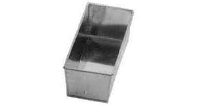172697 BREAD PAN TIN PLATE, W/SLIDE COVER 255X115X90MM