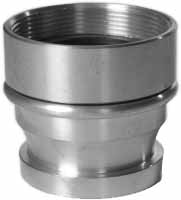 333238 ADAPTER MALE INSTANTANEOUS, BRASS 2-1/2