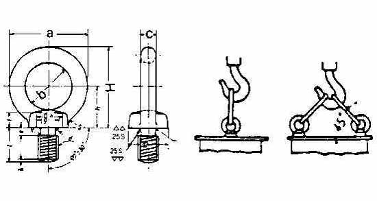 692202 EYE BOLT STEEL M10