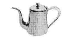 171137 COFFEE POT STAINLESS STEEL, 1000CC 110MM DIA 190MM HEIGHT
