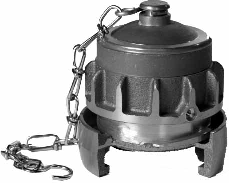 333264 CAP HOSE COUPLING BRASS NOR, 2-1/2