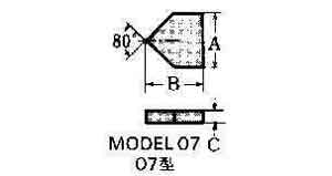 632944 CARBIDE TIP #07-1 13X13X3MM