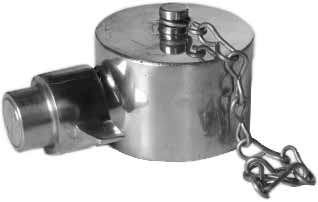333246 CAP FEMALE HOSE COUPLING BRASS, INSTANTANEOUS 2-1/2