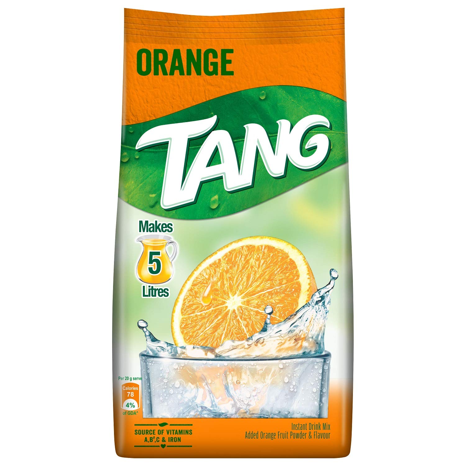 003881 JUICE POWDER 'TANG' ORANGE, 750GRM X 12PKT