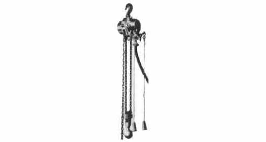 591357 HOIST CHAIN PNEUMATIC 3TON, 3MTR 1.4MTR/MIN