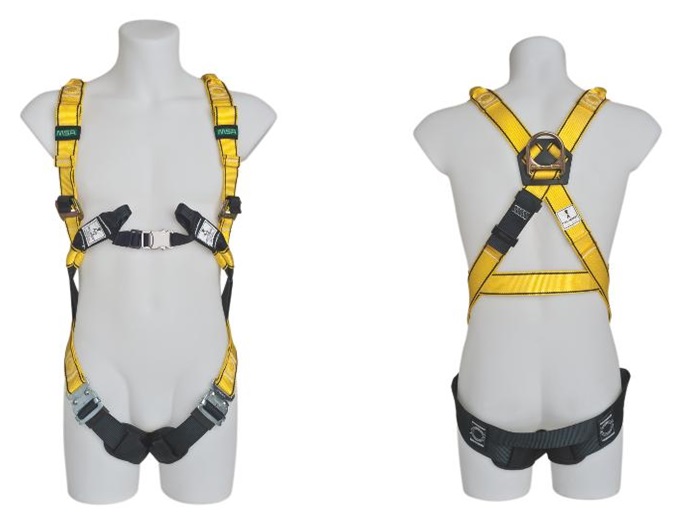 311517 HARNESS S'GL D-RING WORKMAN, MSA PREMIER BAYONET S 10115544