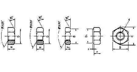 692808 HEXAGON NUT STEEL UNGALV M14