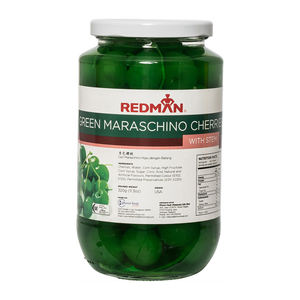 002615 CHERRY MARASCHINO GREEN TINNED