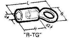 794704 CABLE SHOE CLAMPING TYPE R-TG, NOMINAL SIZE 2.0-4