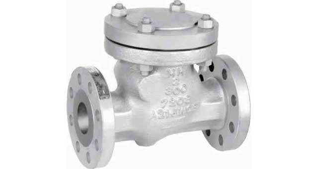 757344 CHECK VALVE ANSI300 CAST STEEL, FLANGED SWING TYPE #1811 6