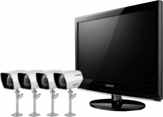 370543 CAMERA MONITOR SYSTEM SAMSUN, W/INFRARED ILLUMINATOR SME4220