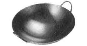 173641 COOKING PAN CHINESE STEEL, DIAM 600MM